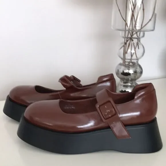 Jeffrey Campbell Ichika Mary Jane Platform Size 10 - Picture 3 of 14